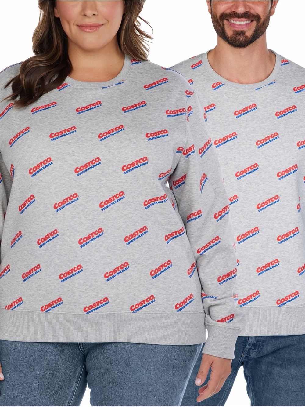 Costco Kirkland Signature Light Gray Crewneck Sweatshirt NWT Sz-L/X. HH11